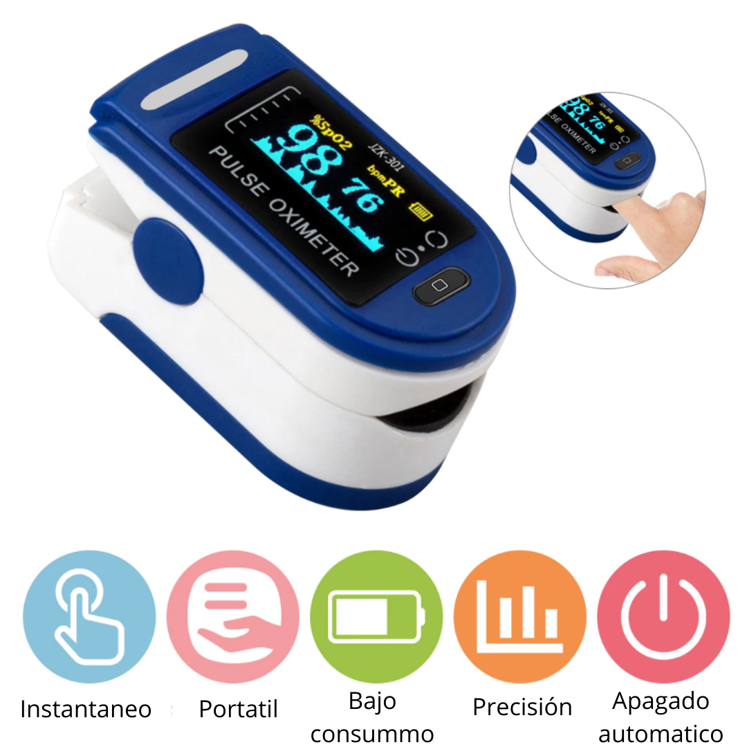 Oxímetro de pulso dedo digital