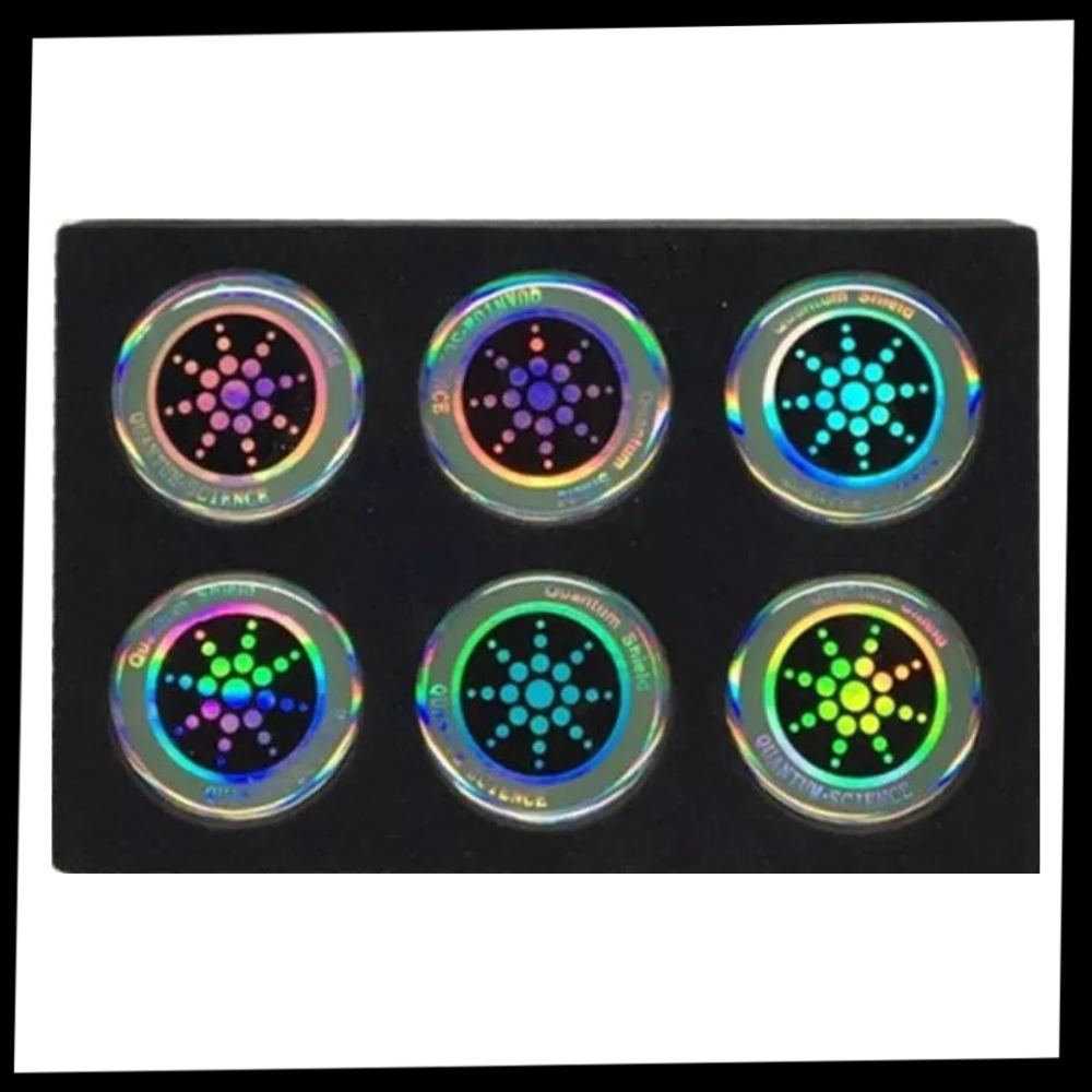 Paquete de 6 adhesivos antirradiación - Ozerty