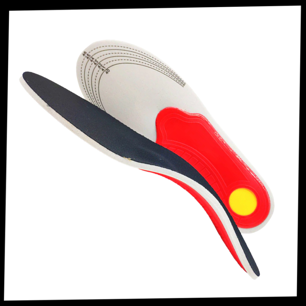 1 Par de plantillas de soporte de arco firme para pies planos - Ozerty