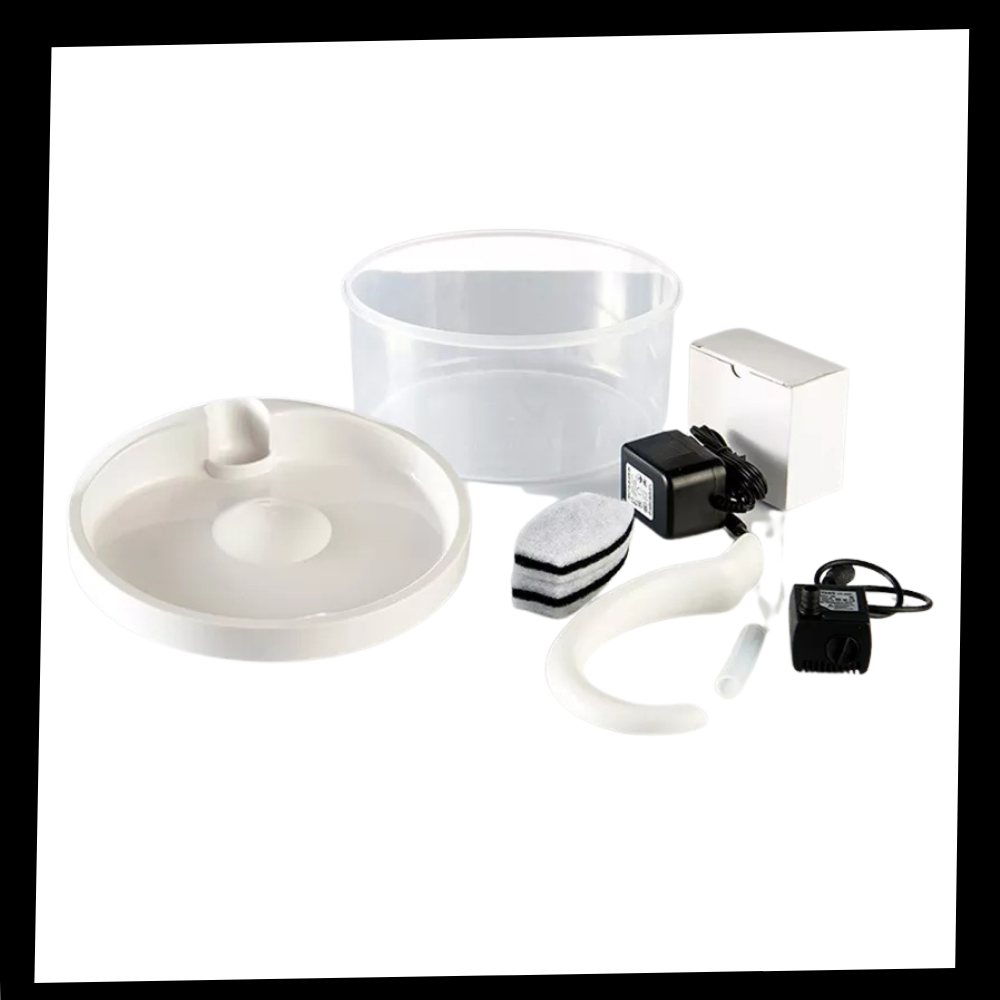 Fuente de agua automática para gato con luz led - Ozerty