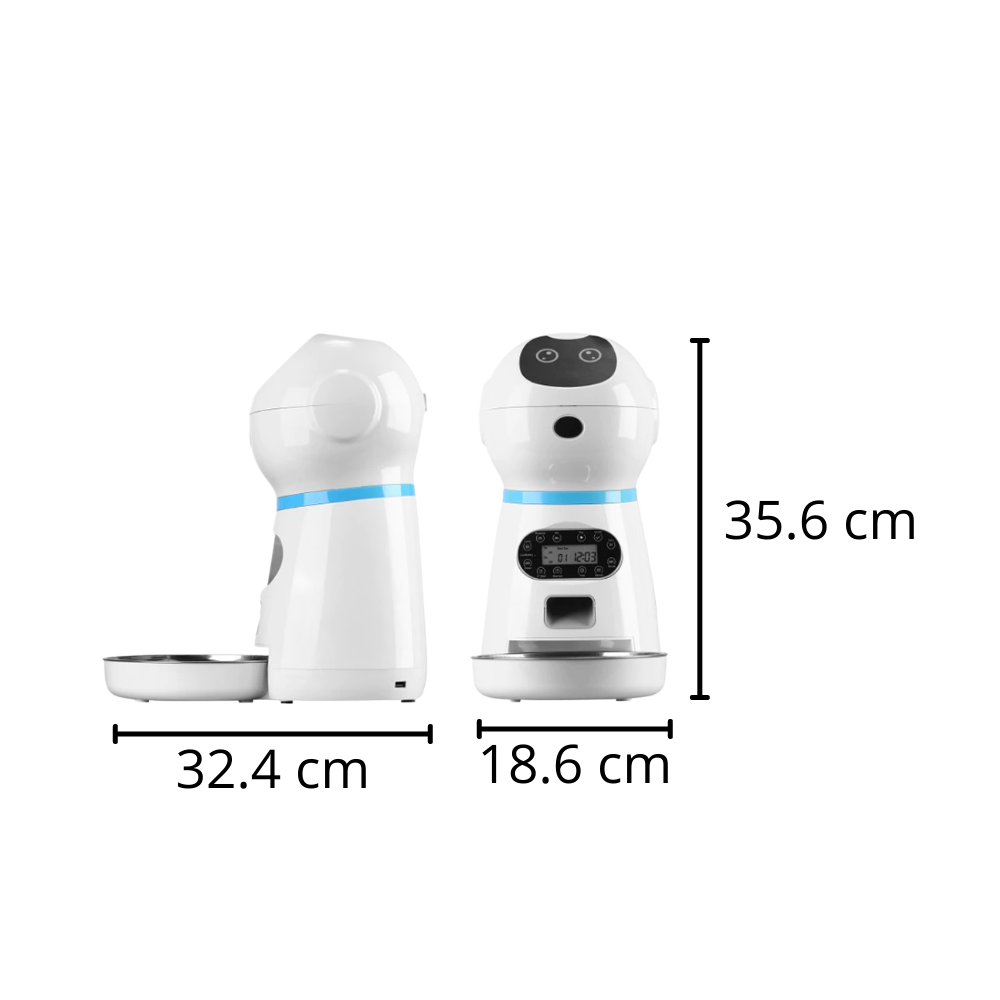 Dispensador automático de comida para mascotas - Ozerty