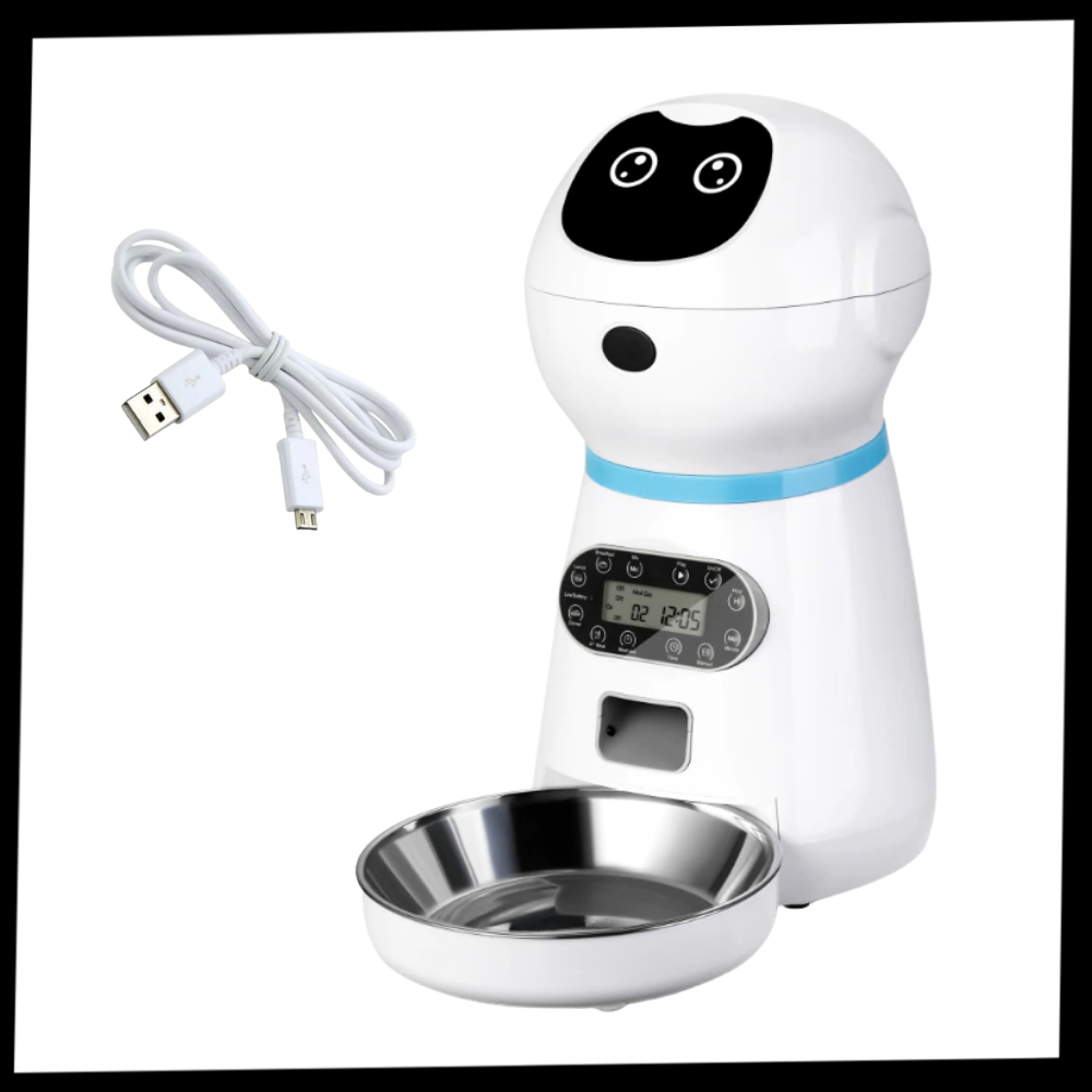 Dispensador automático de comida para mascotas - Ozerty