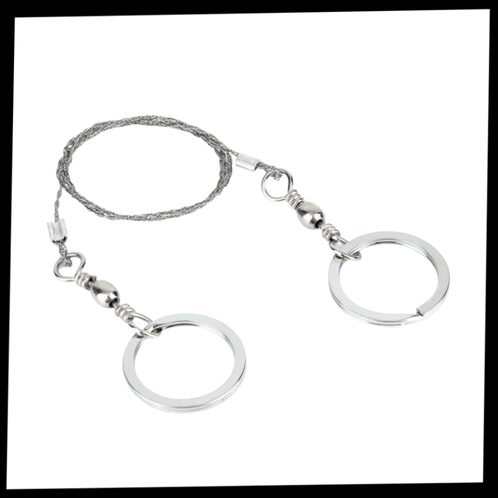 Sierra de hilo de acero portátil - Ozerty