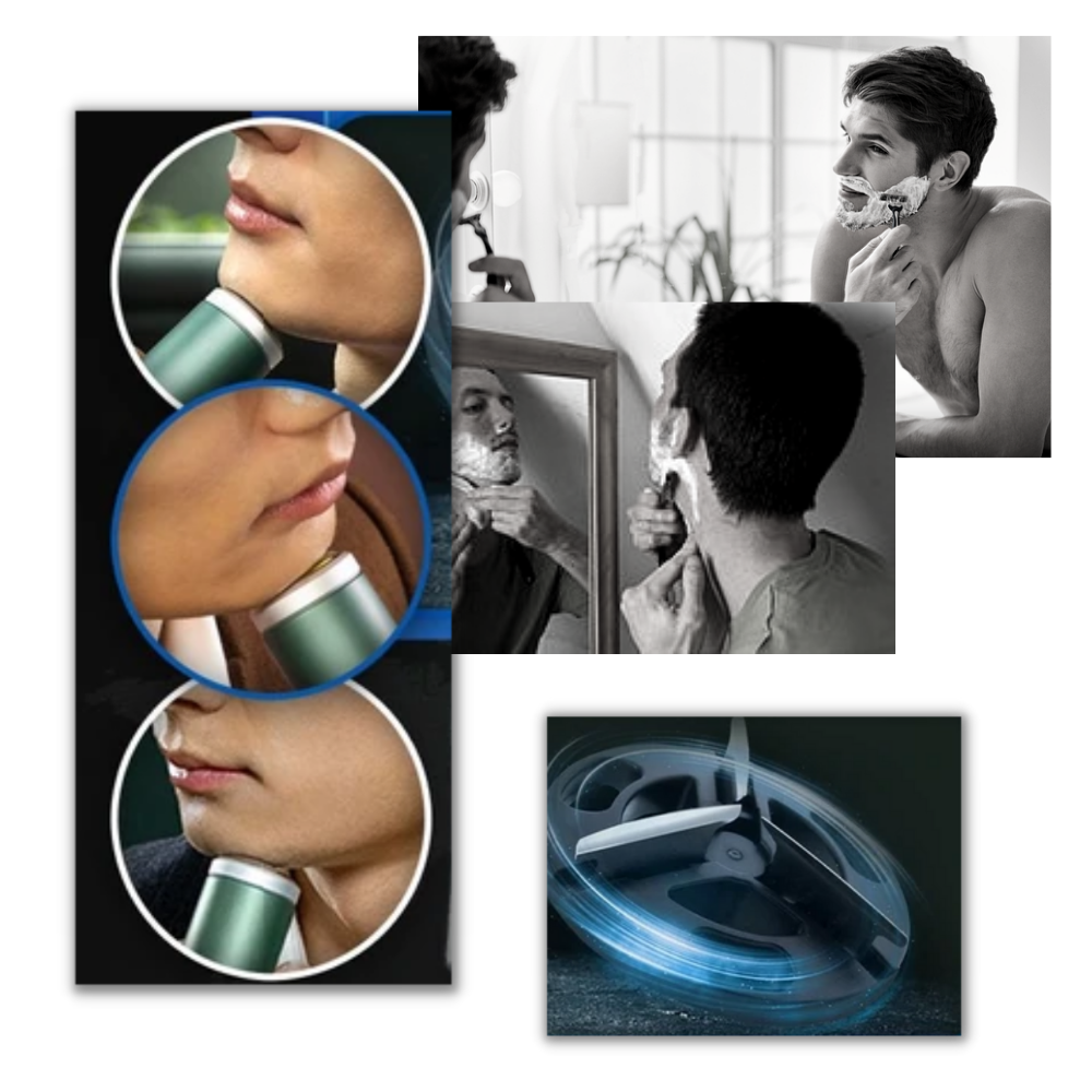 Afeitadora eléctrica portátil recargable - Ozerty