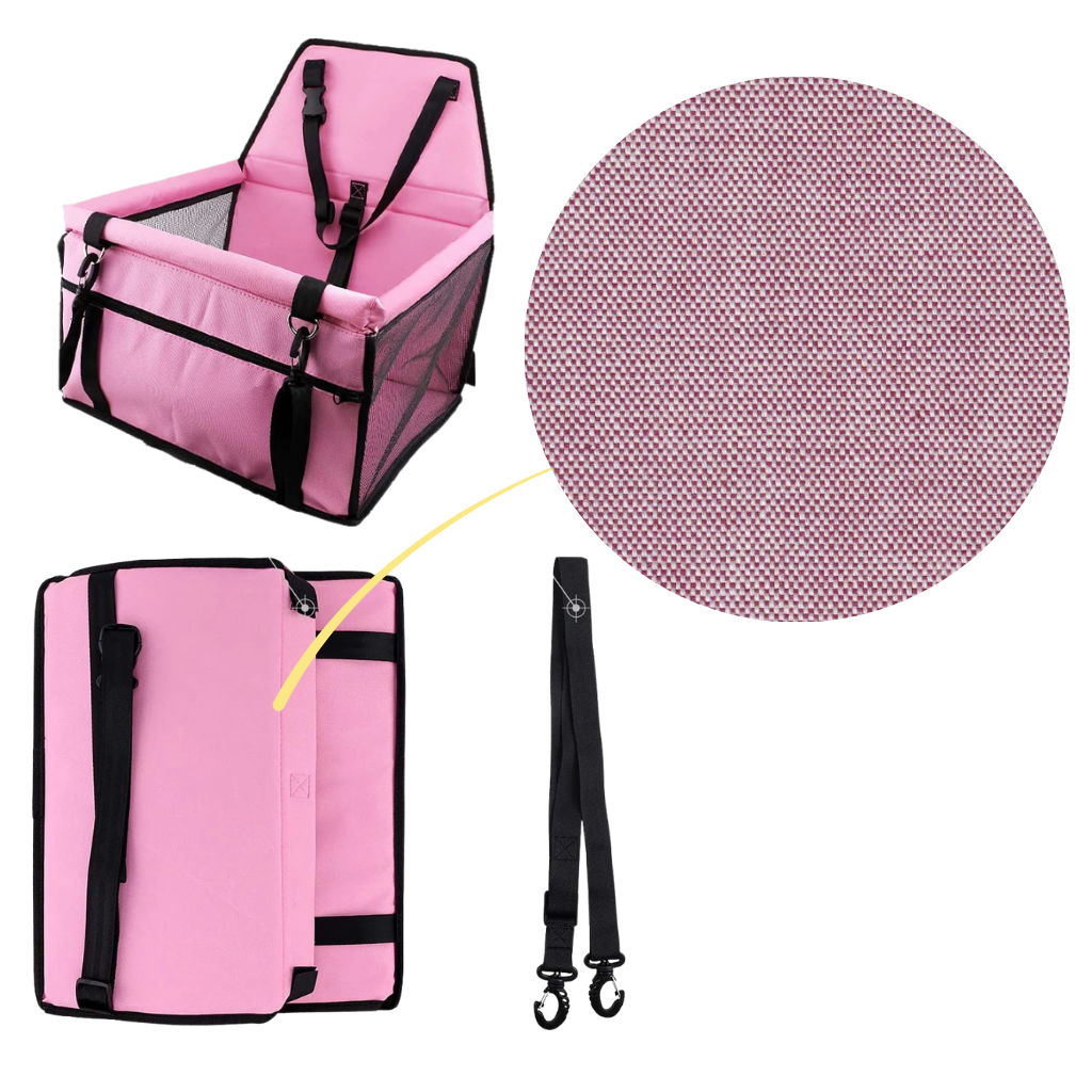 Asiento ajustable para el transporte de mascotas en el coche - Ozerty