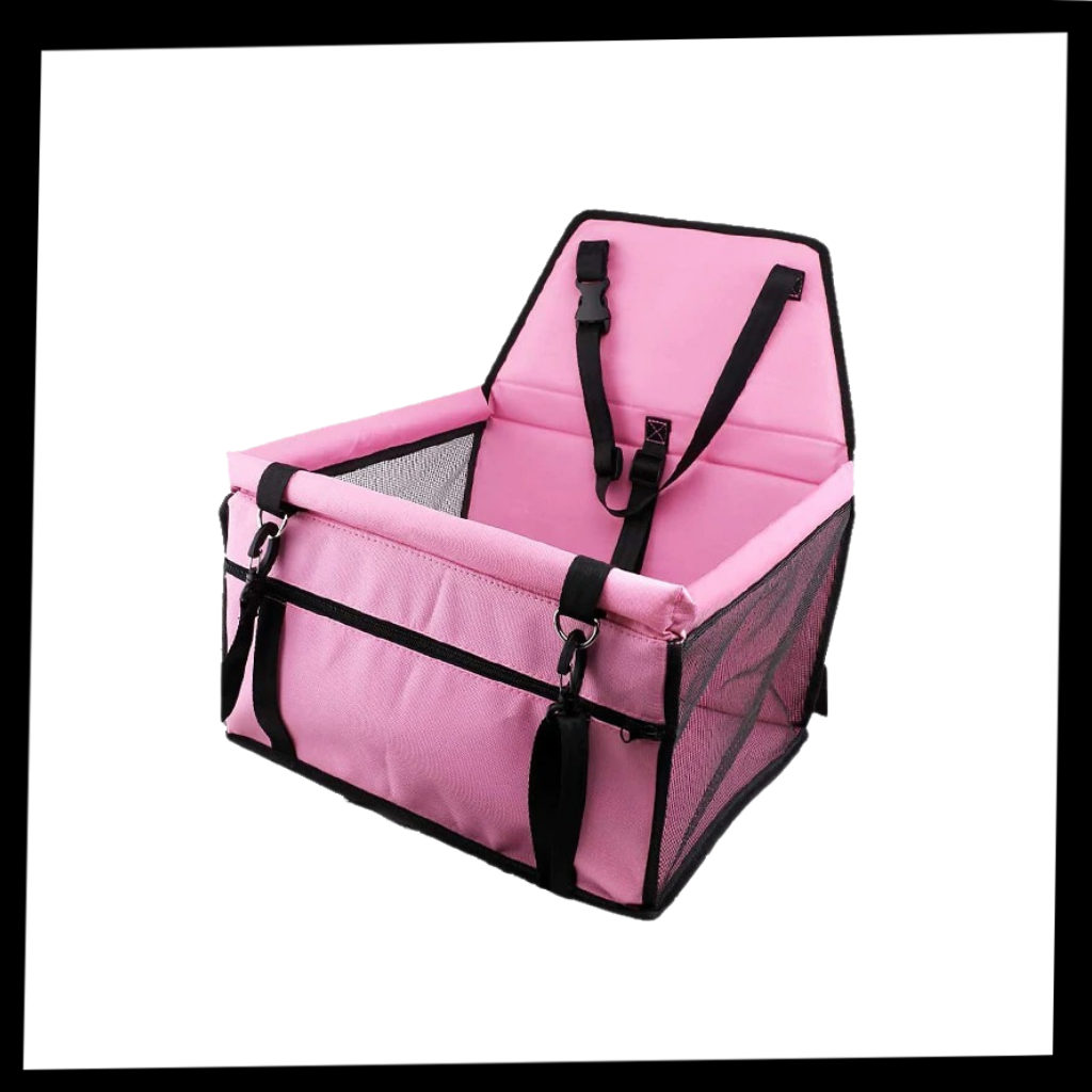 Asiento ajustable para el transporte de mascotas en el coche - Ozerty
