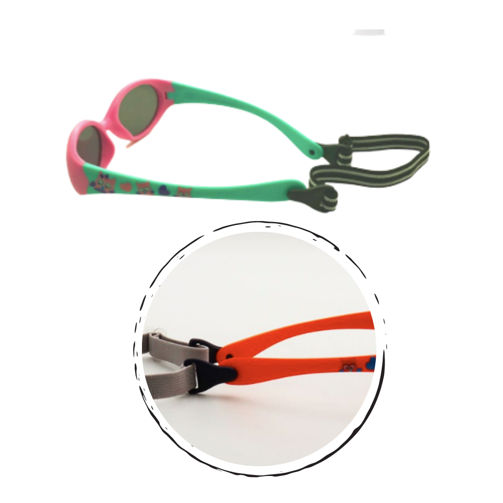 Gafas de sol polarizadas con correa para bebés de 0 a 3 años - Ozerty