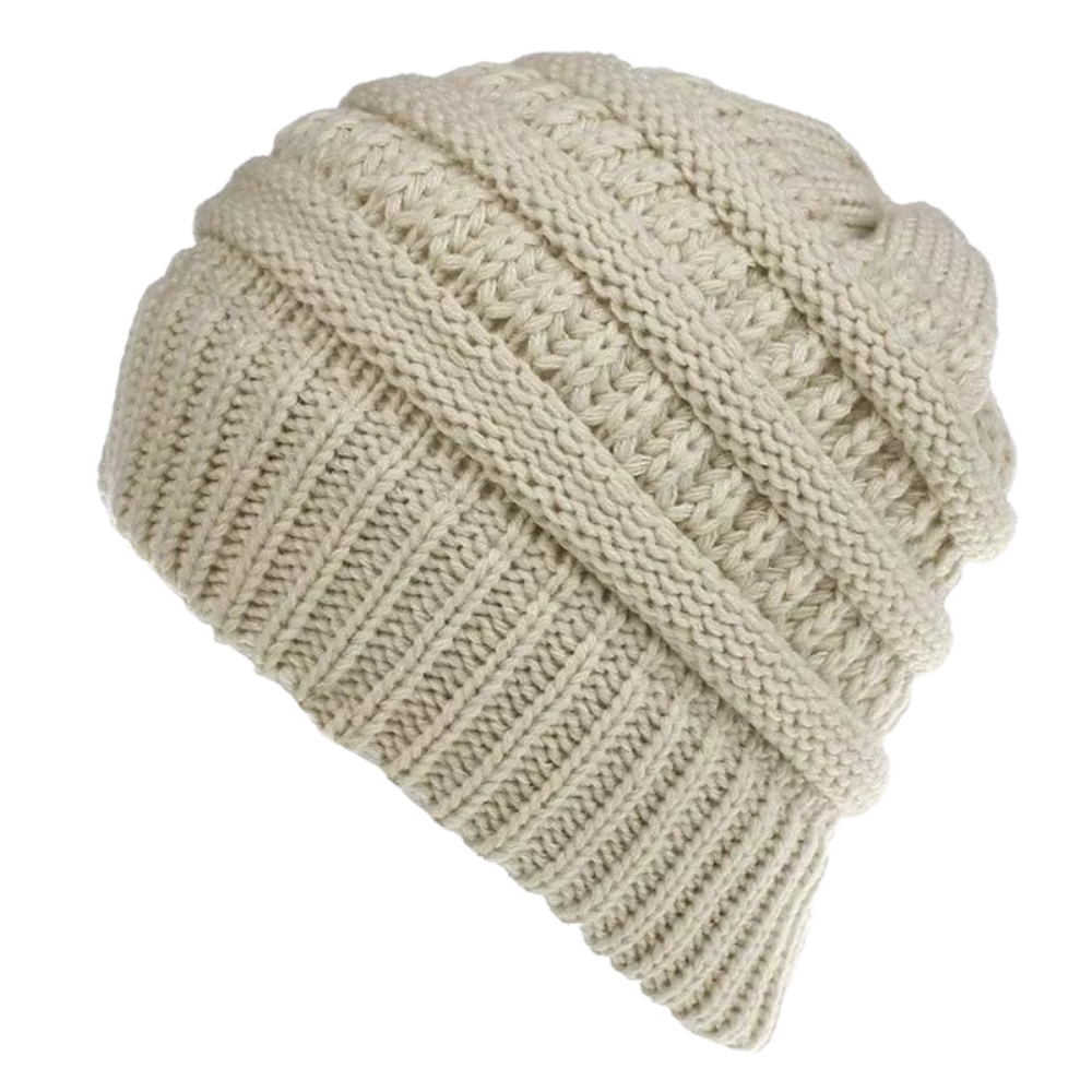 Gorro para cola de caballo y moño desordenado