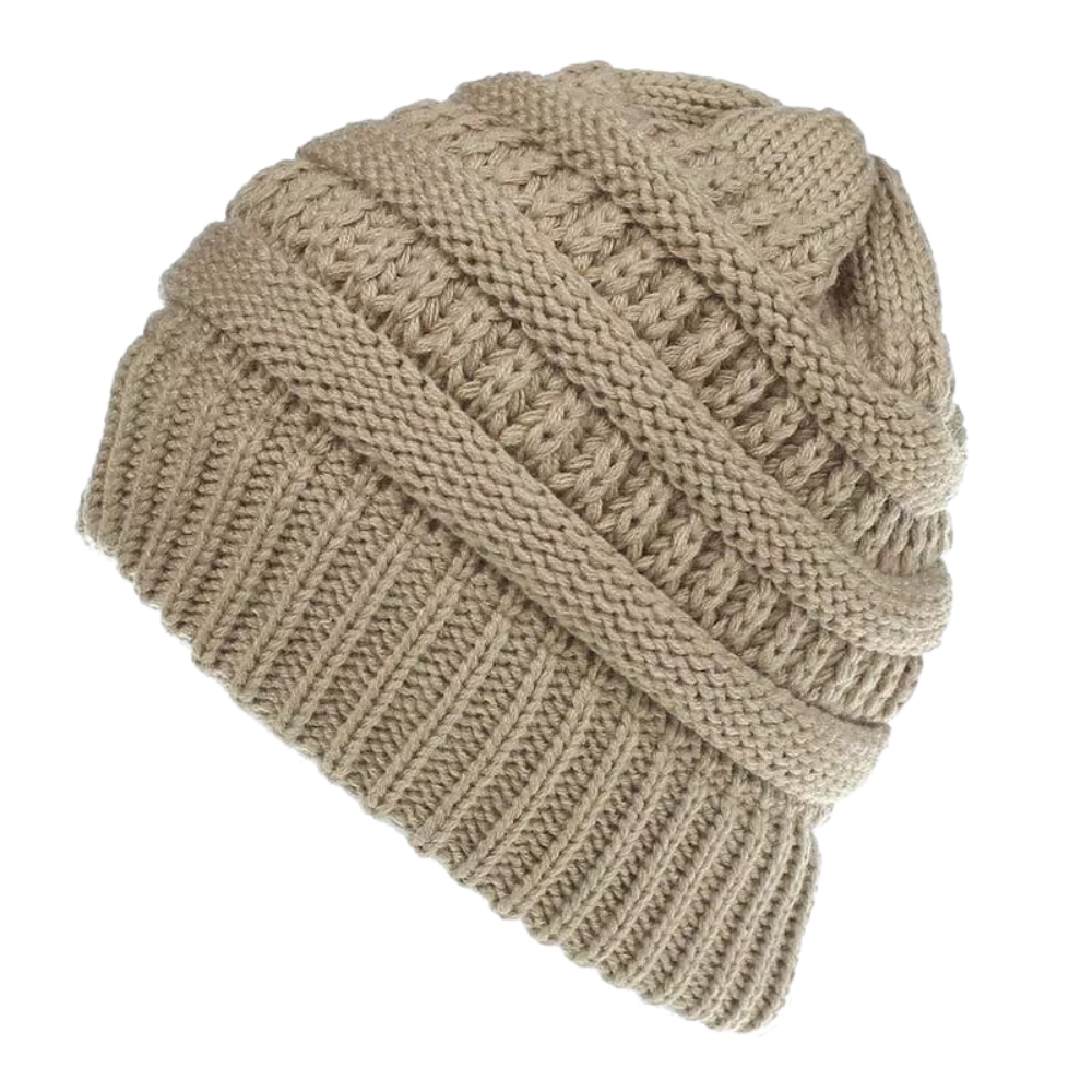 Gorro para cola de caballo y moño desordenado