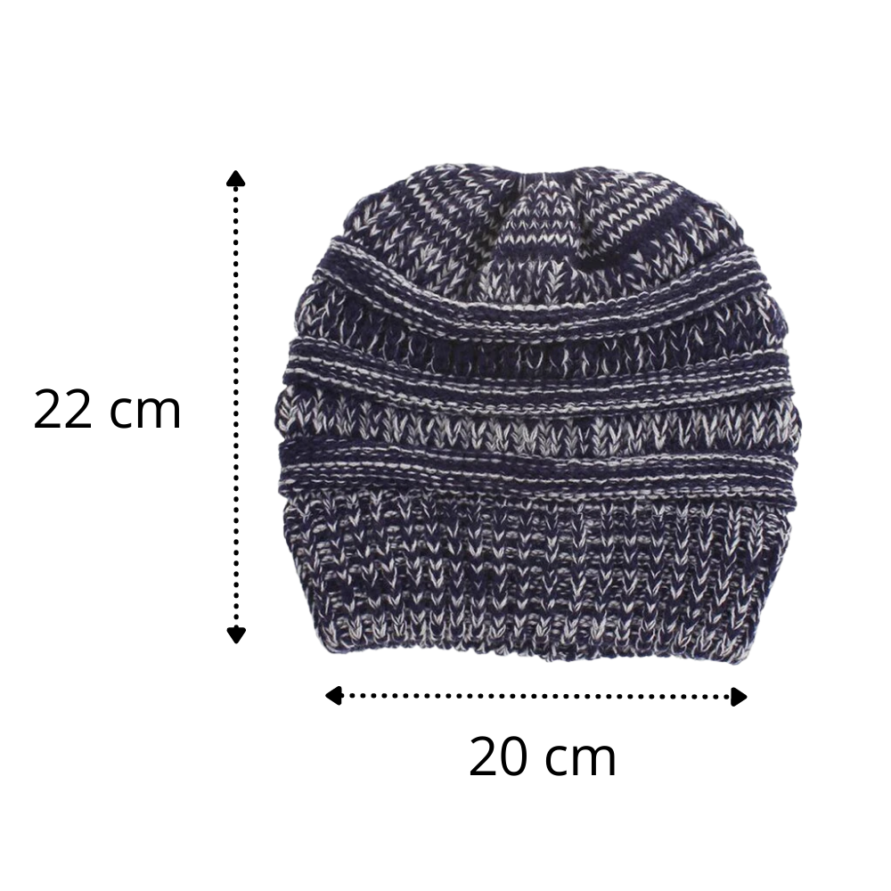 Gorro para cola de caballo y moño desordenado - Ozerty