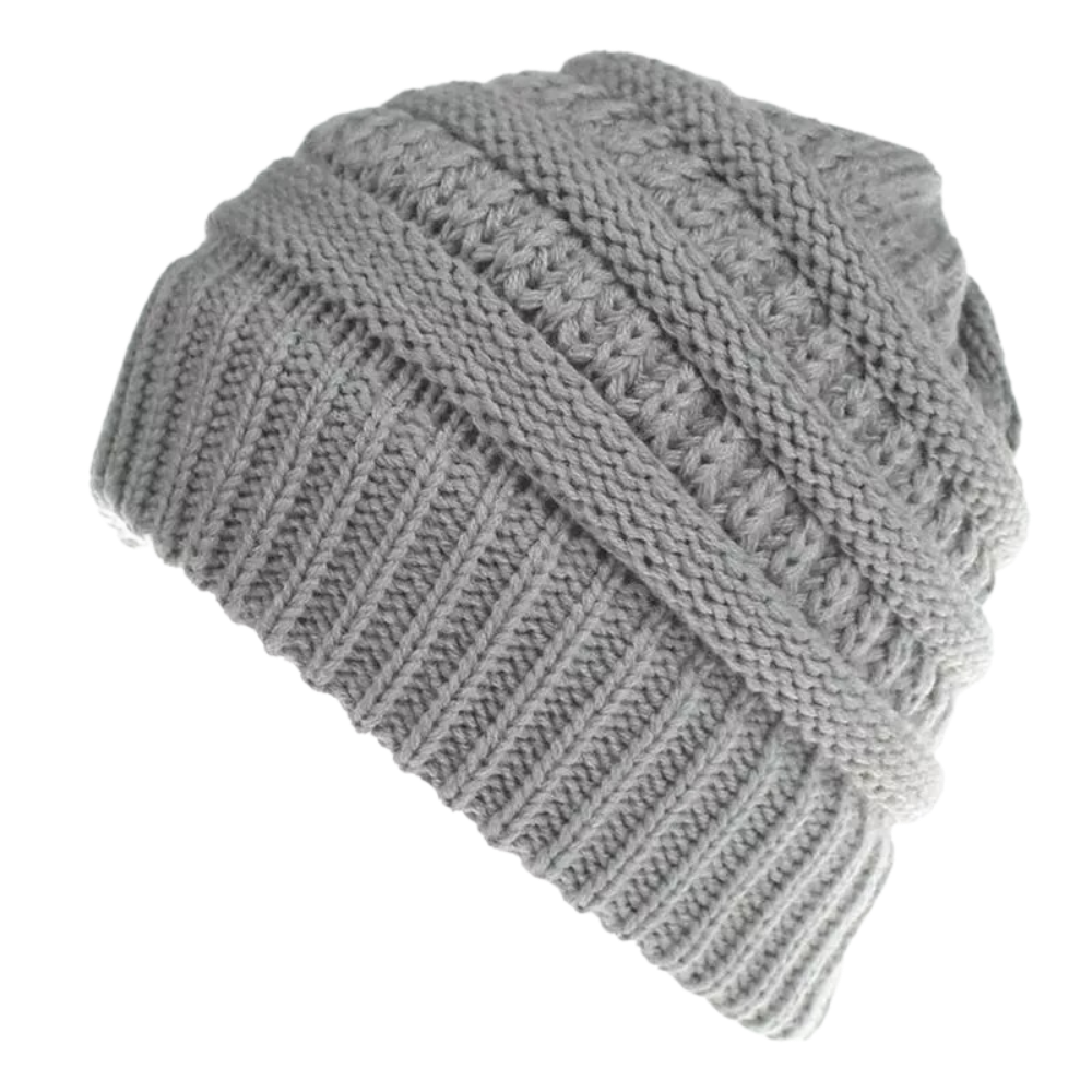 Gorro para cola de caballo y moño desordenado