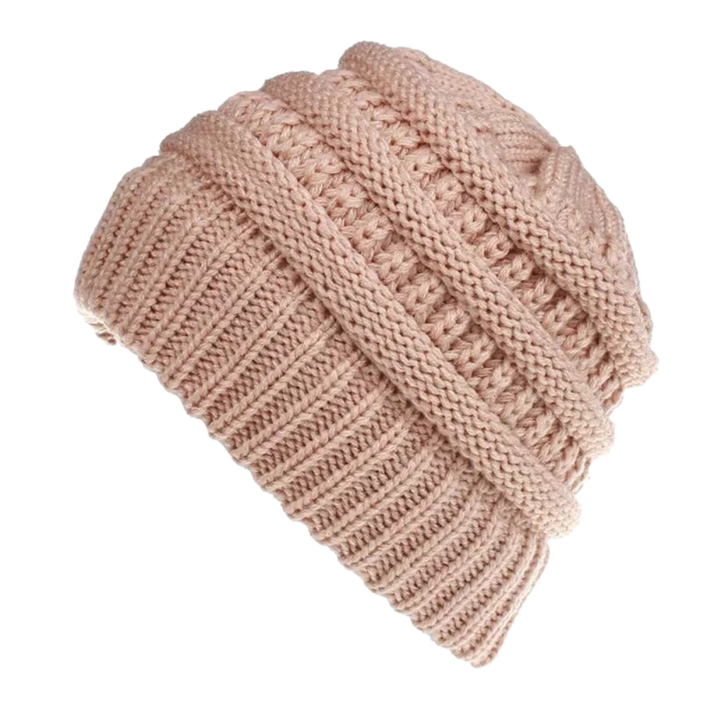 Gorro para cola de caballo y moño desordenado