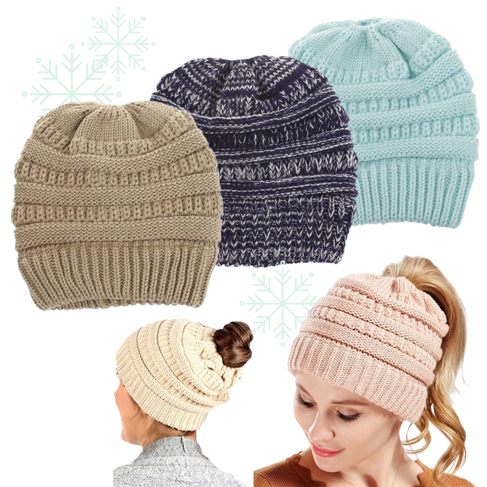 Gorro para cola de caballo y moño desordenado - Ozerty