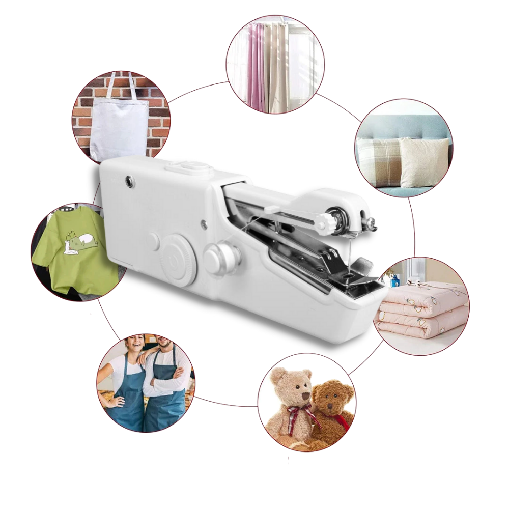 Máquina de coser manual y kit de costura - Ozerty