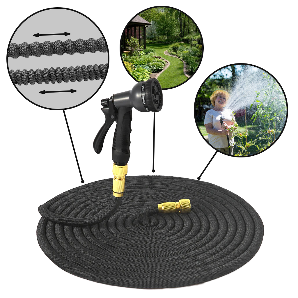 Manguera de riego extensible premium