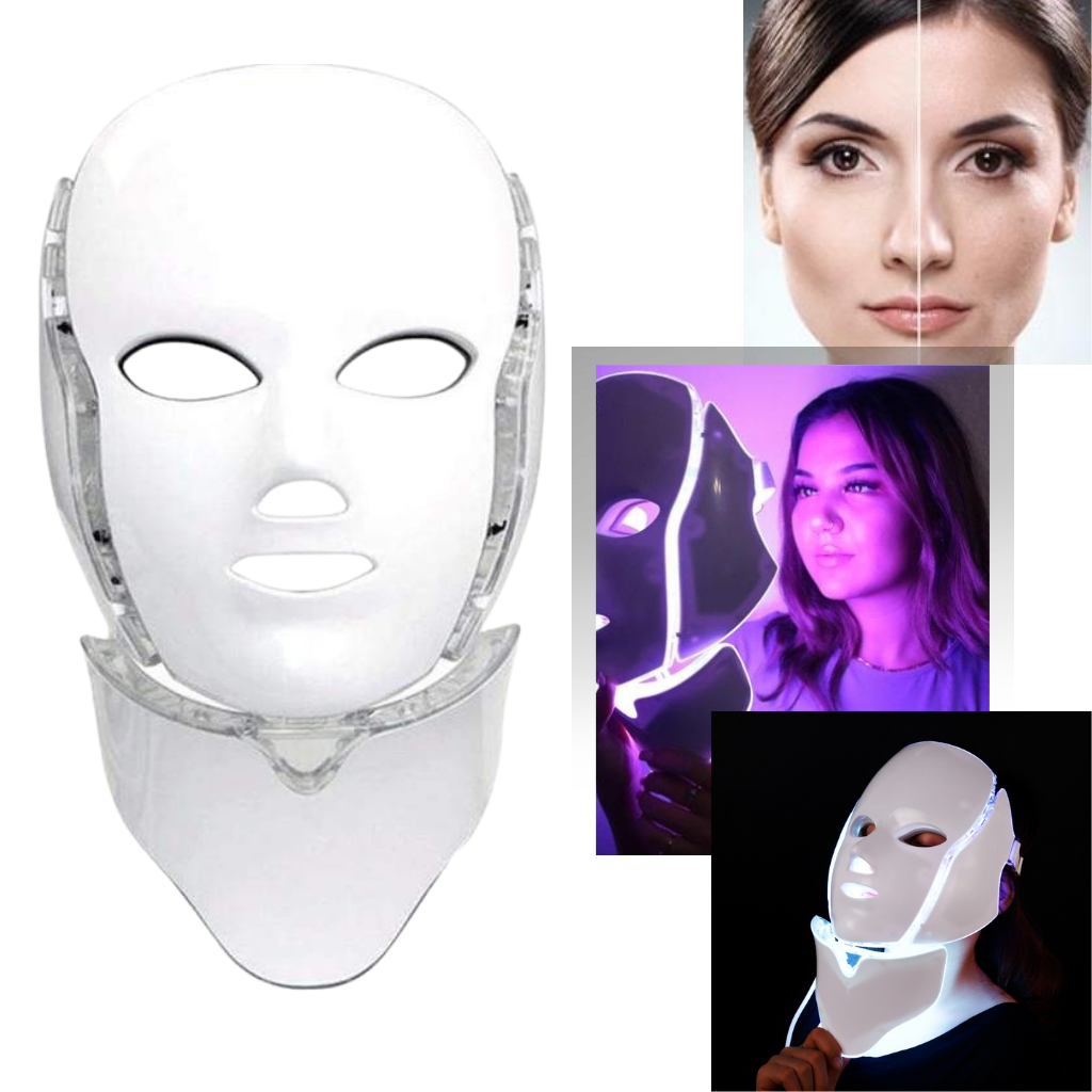 Mascarilla profesional de fototerapia con LEDs - Ozerty