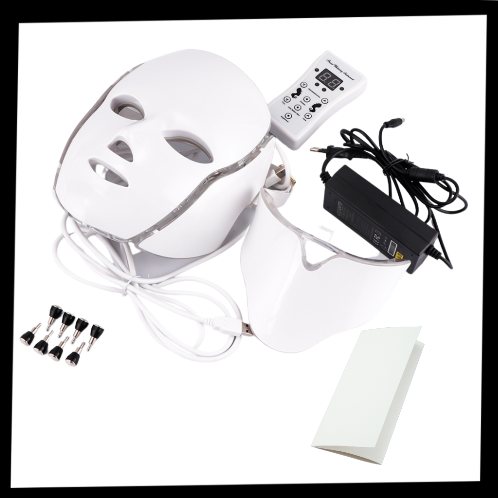 Mascarilla profesional de fototerapia con LEDs - Ozerty