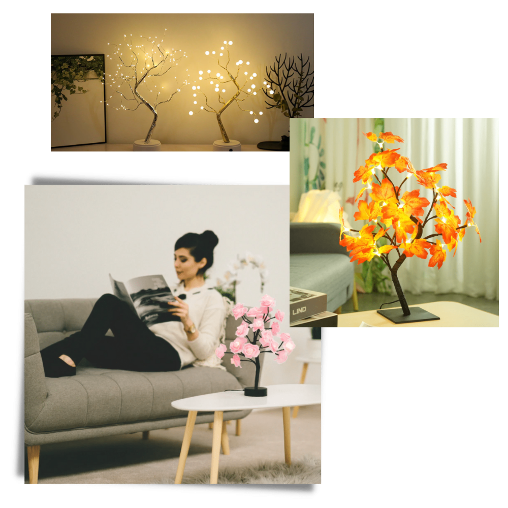 Lámpara del árbol de las rosas - Ozerty