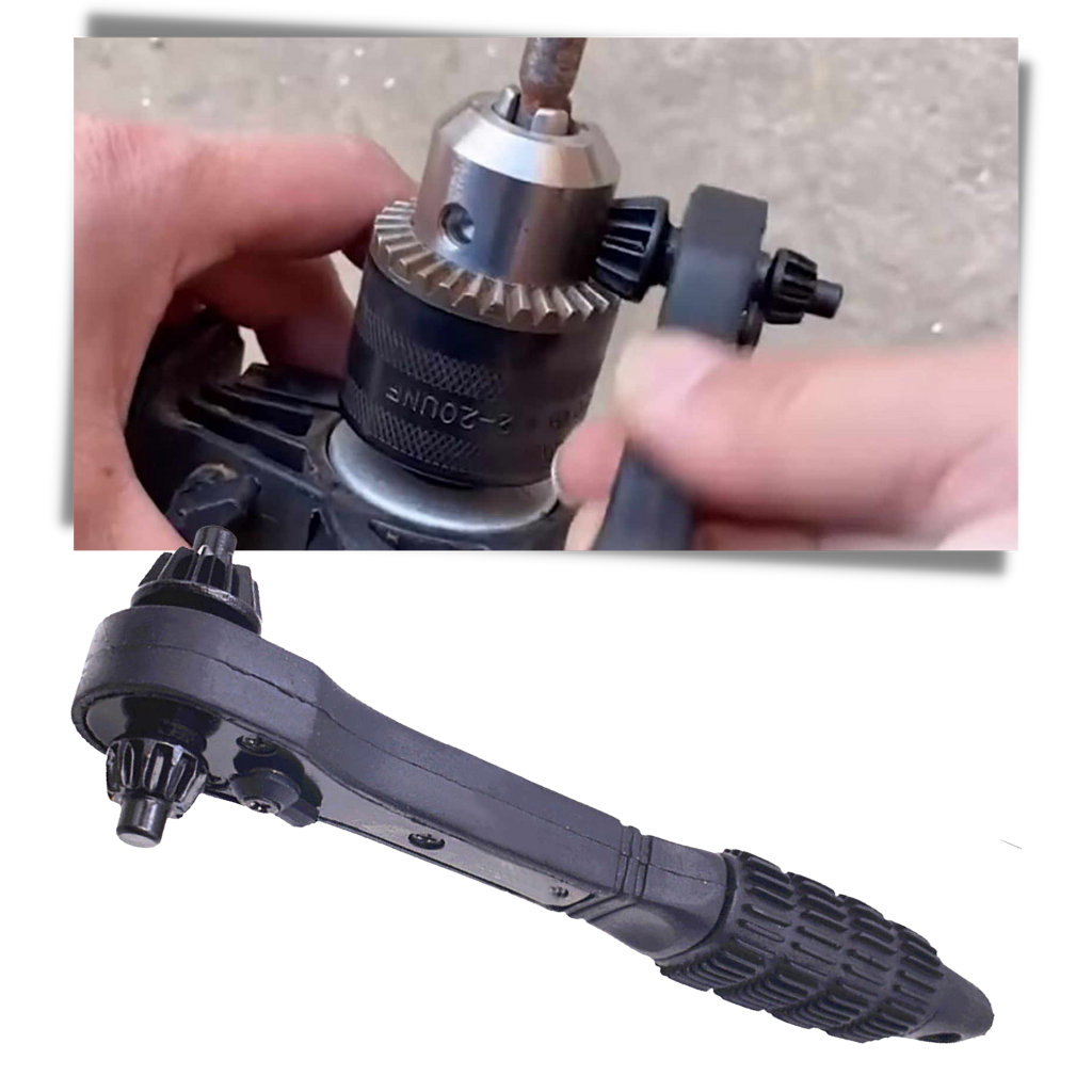 Llave de portabrocas de trinquete - Ozerty