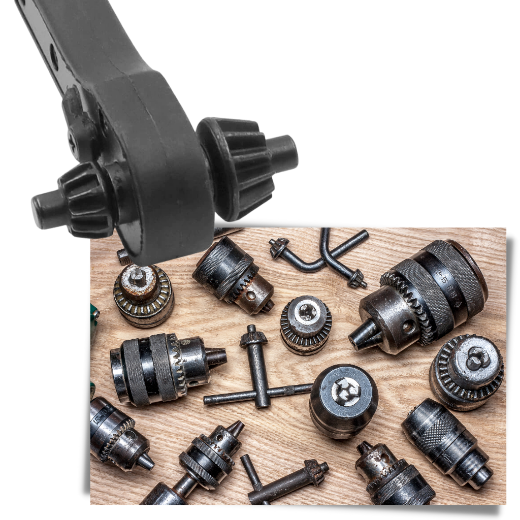 Llave de portabrocas de trinquete - Ozerty