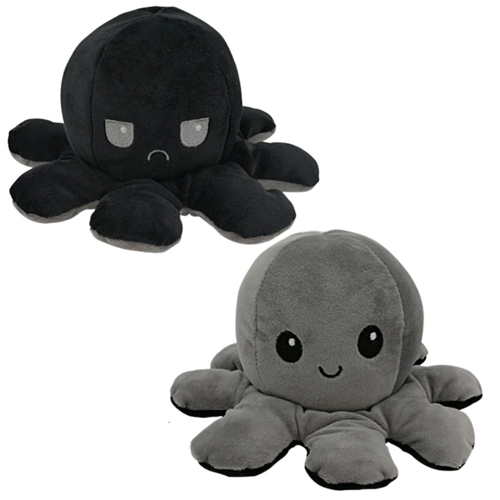 Mini pulpo reversible de peluche