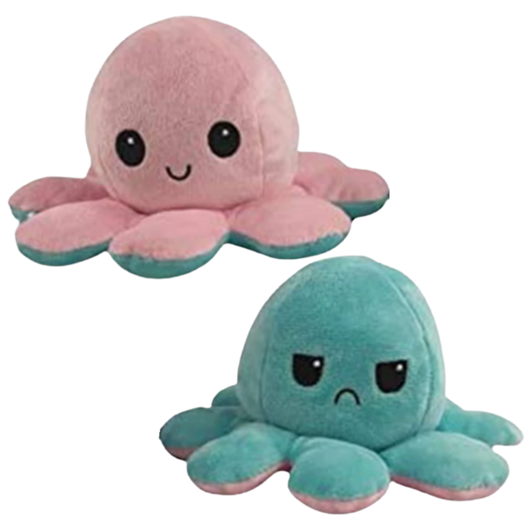 Mini pulpo reversible de peluche