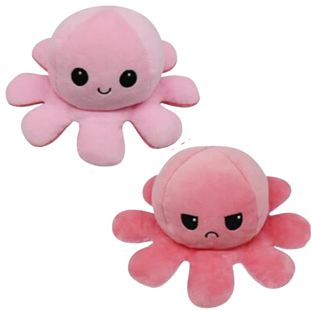 Mini pulpo reversible de peluche