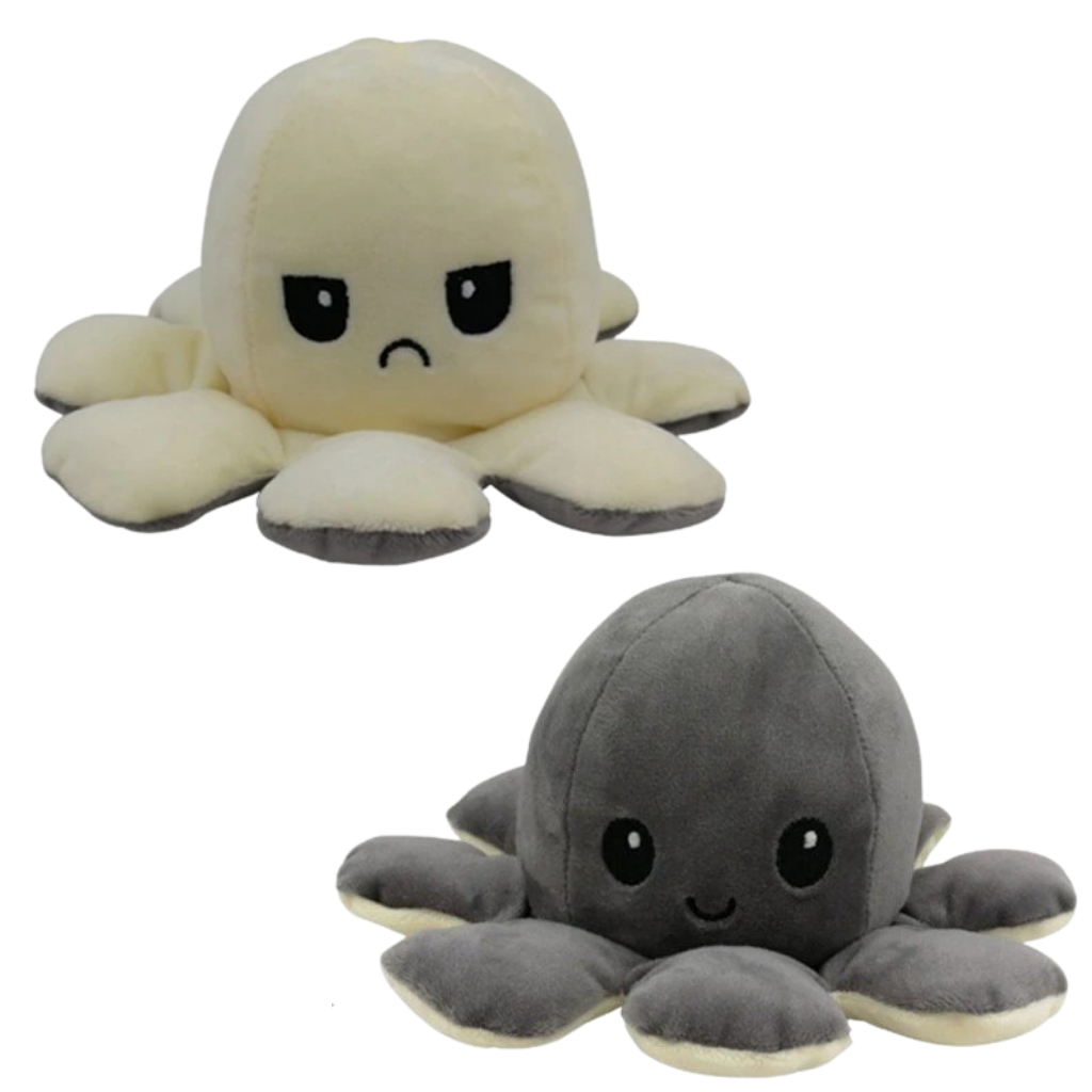 Mini pulpo reversible de peluche