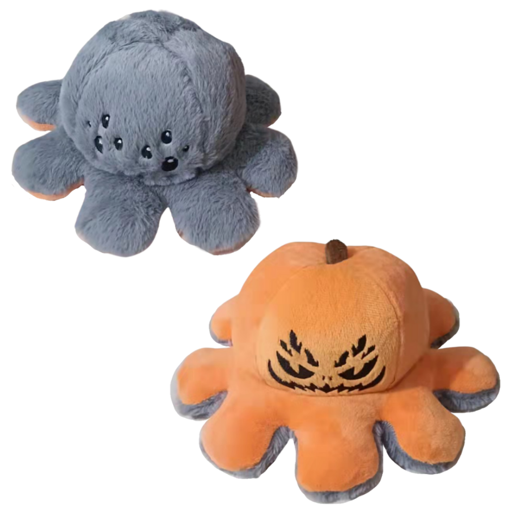 Mini pulpo reversible de peluche