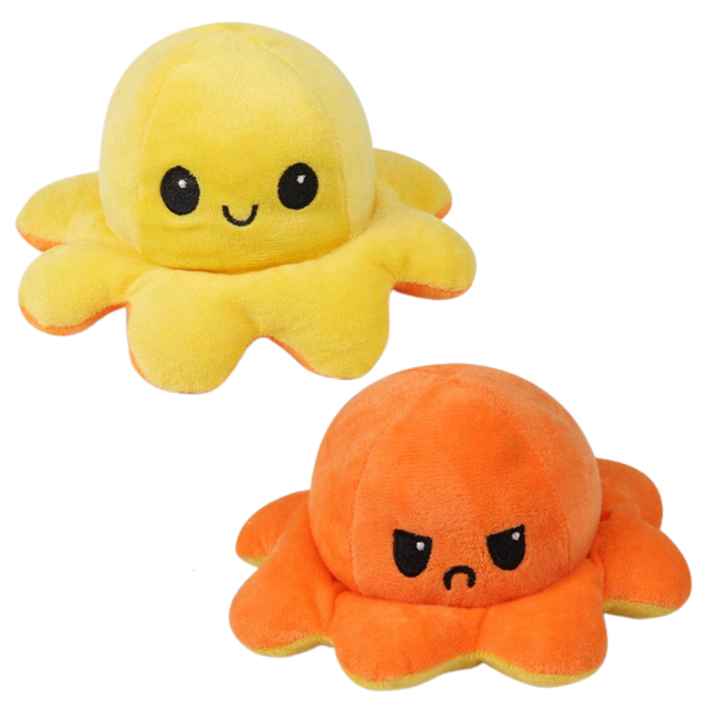 Mini pulpo reversible de peluche