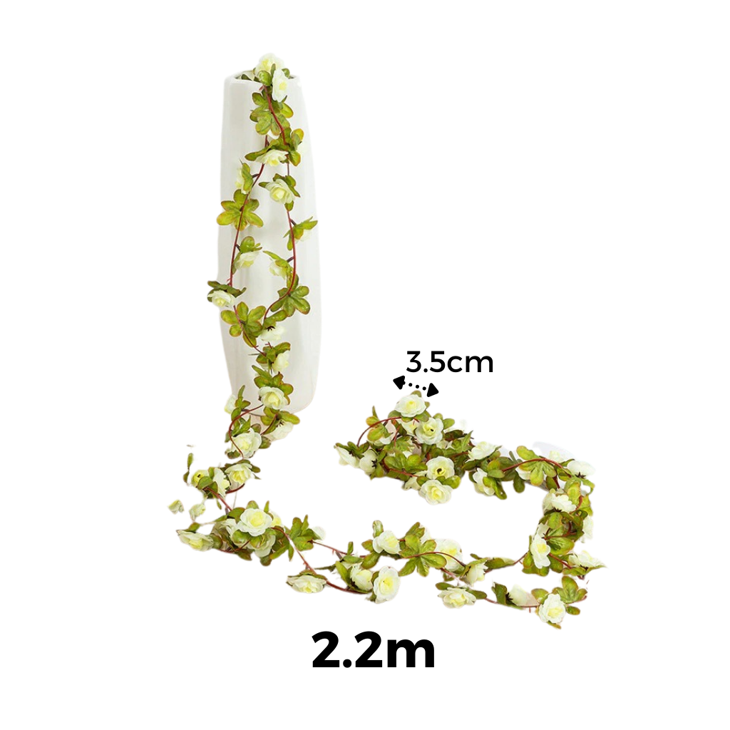 Guirnalda de rosas artificiales - Ozerty