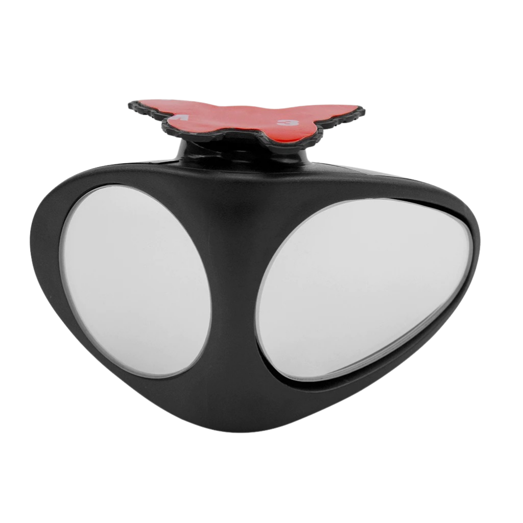 Espejo de coche giratorio con 2 puntos ciegos laterales - Ozerty