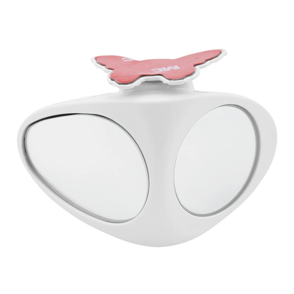 Espejo de coche giratorio con 2 puntos ciegos laterales