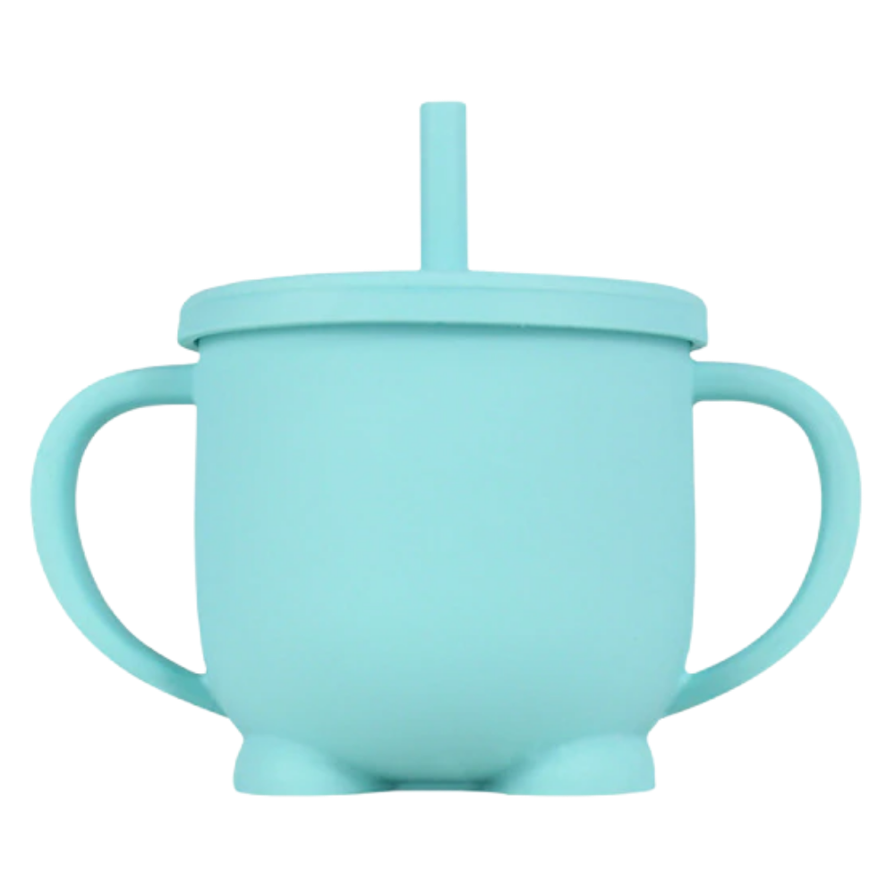 Vaso de silicona para bebés con pajilla - Ozerty