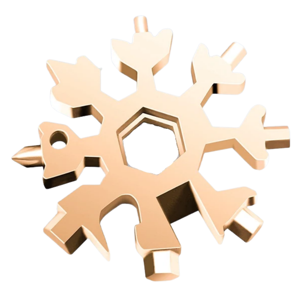 Multiherramienta 18 en 1 de acero inoxidable copo de nieve