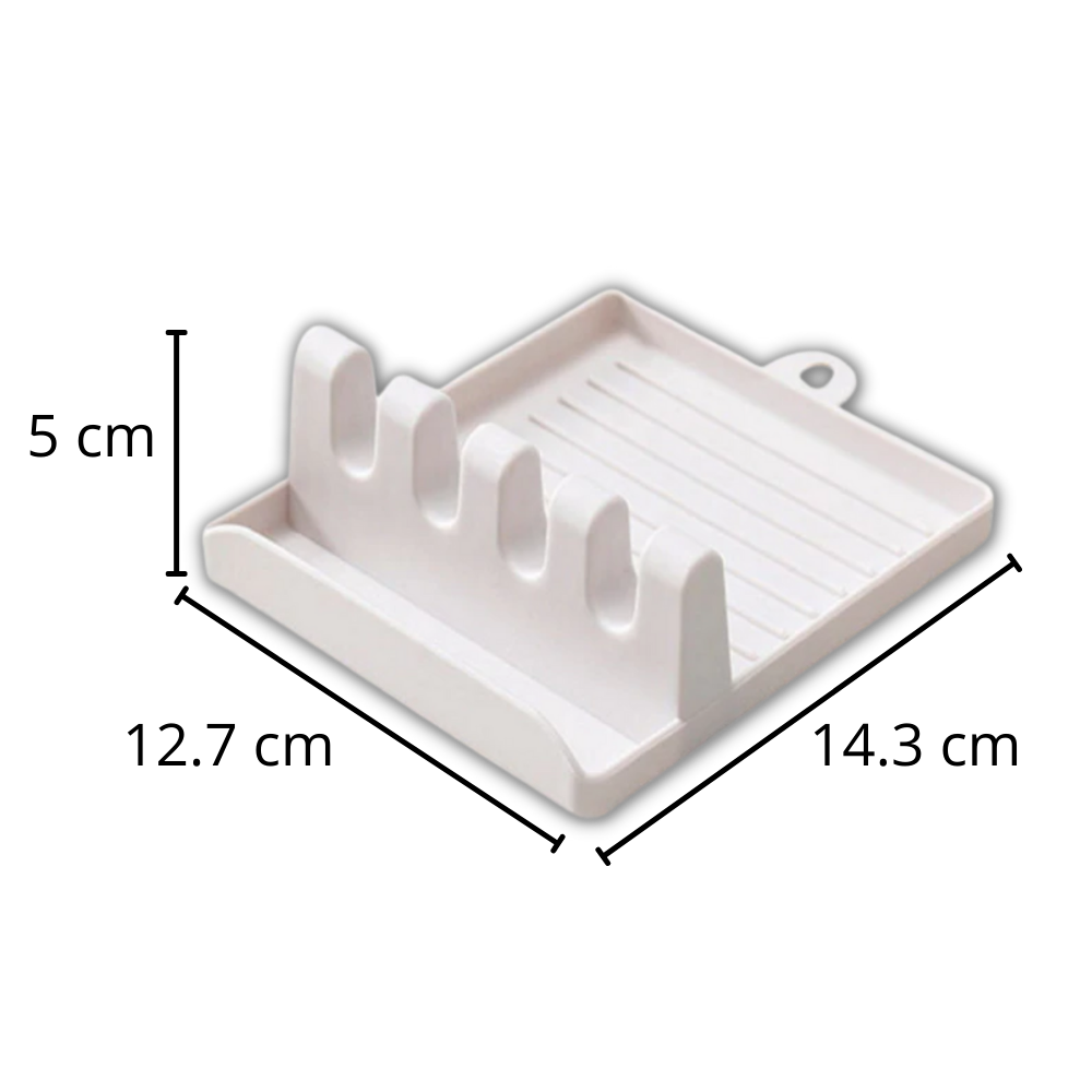 Almohadilla de descanso de cocina para espátulas y cucharas - Ozerty