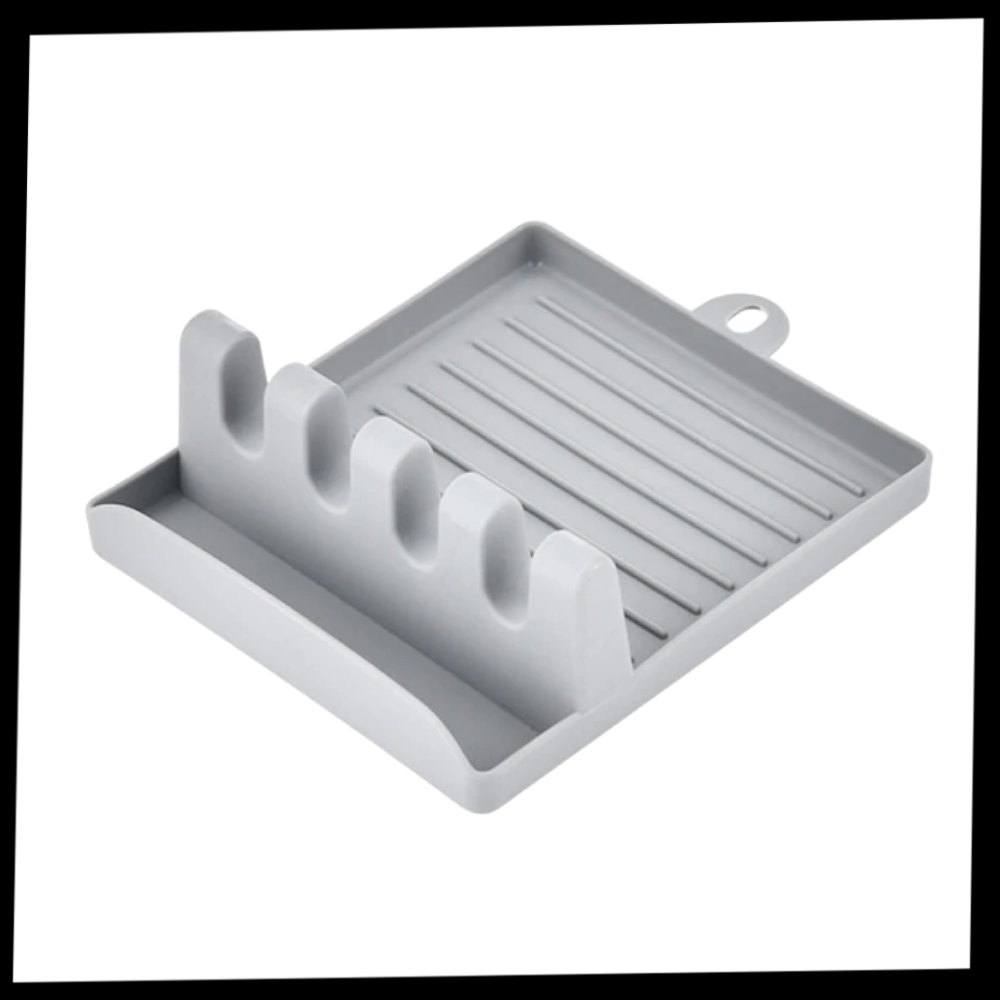 Almohadilla de descanso de cocina para espátulas y cucharas - Ozerty