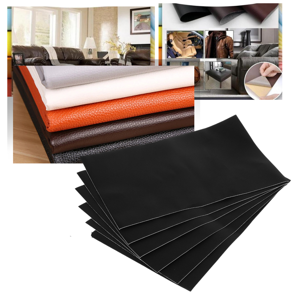 Parche de reparación de cuero autoadhesivo - Ozerty