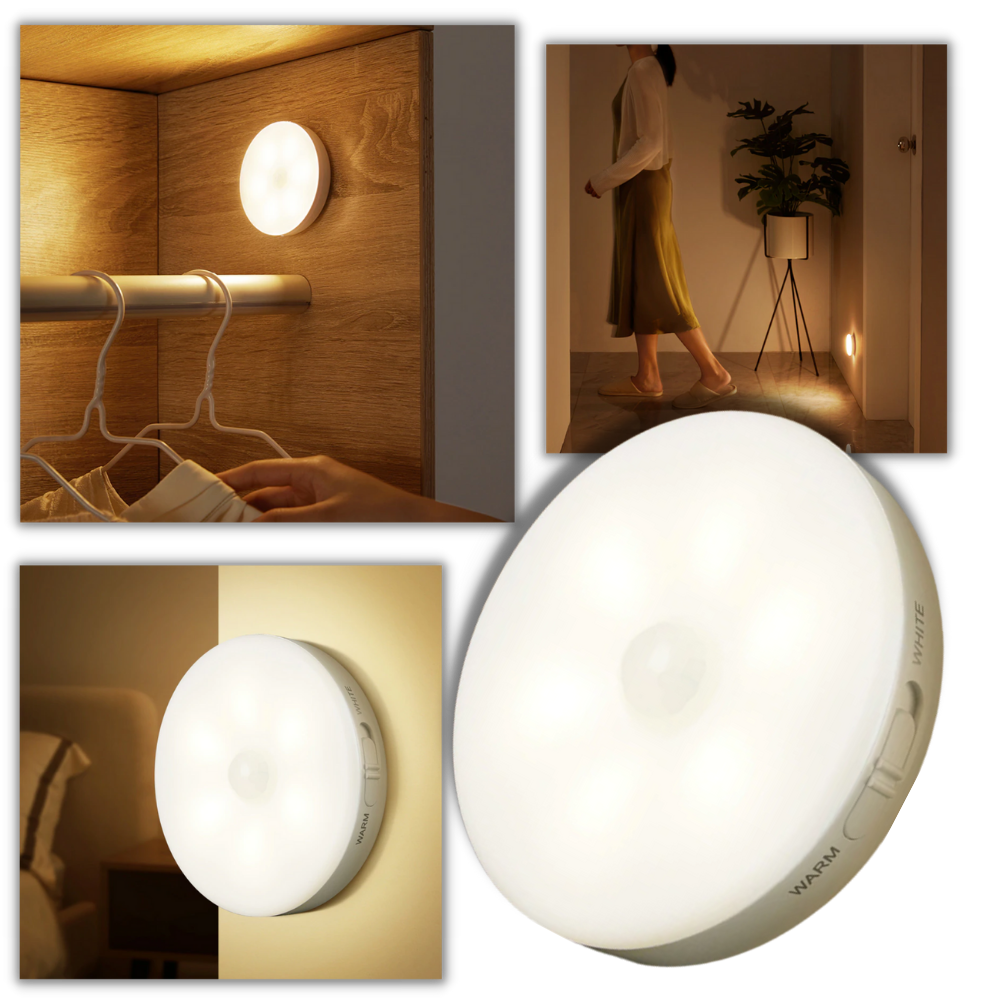 Luz LED con sensor de movimiento - Ozerty