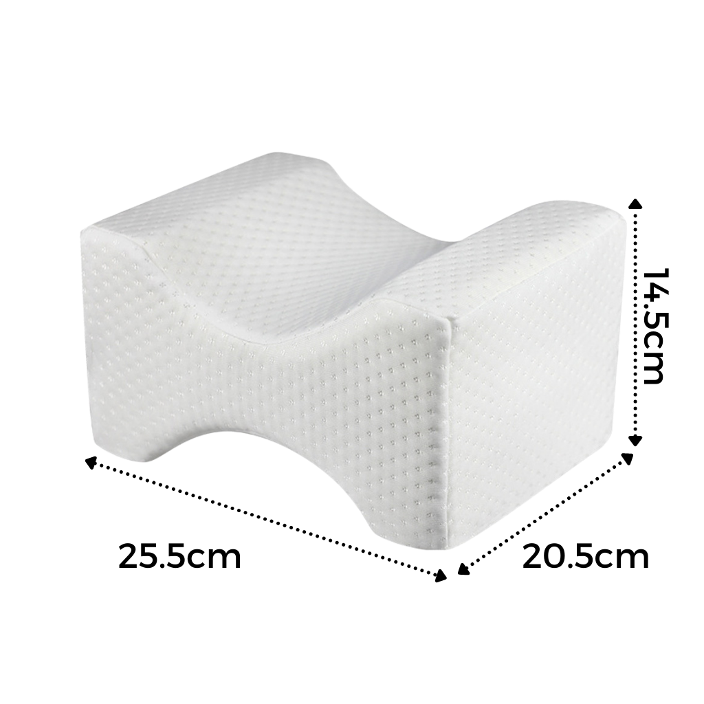 Almohada de espuma con memoria para las rodillas y las piernas de los que duermen de lado - Ozerty
