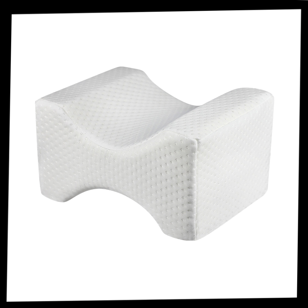 Almohada de espuma con memoria para las rodillas y las piernas de los que duermen de lado - Ozerty