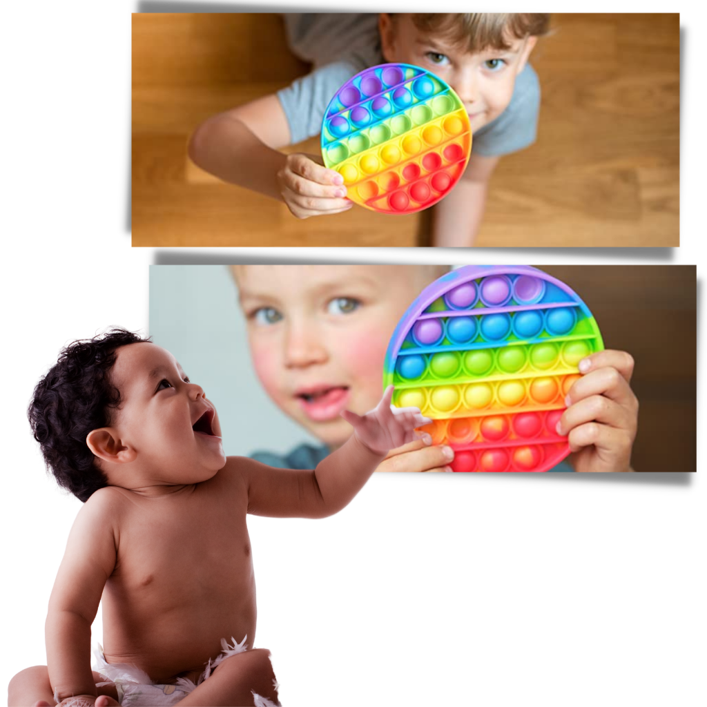 Juguete sensorial para aliviar el estrés con un simple hoyuelo - Ozerty