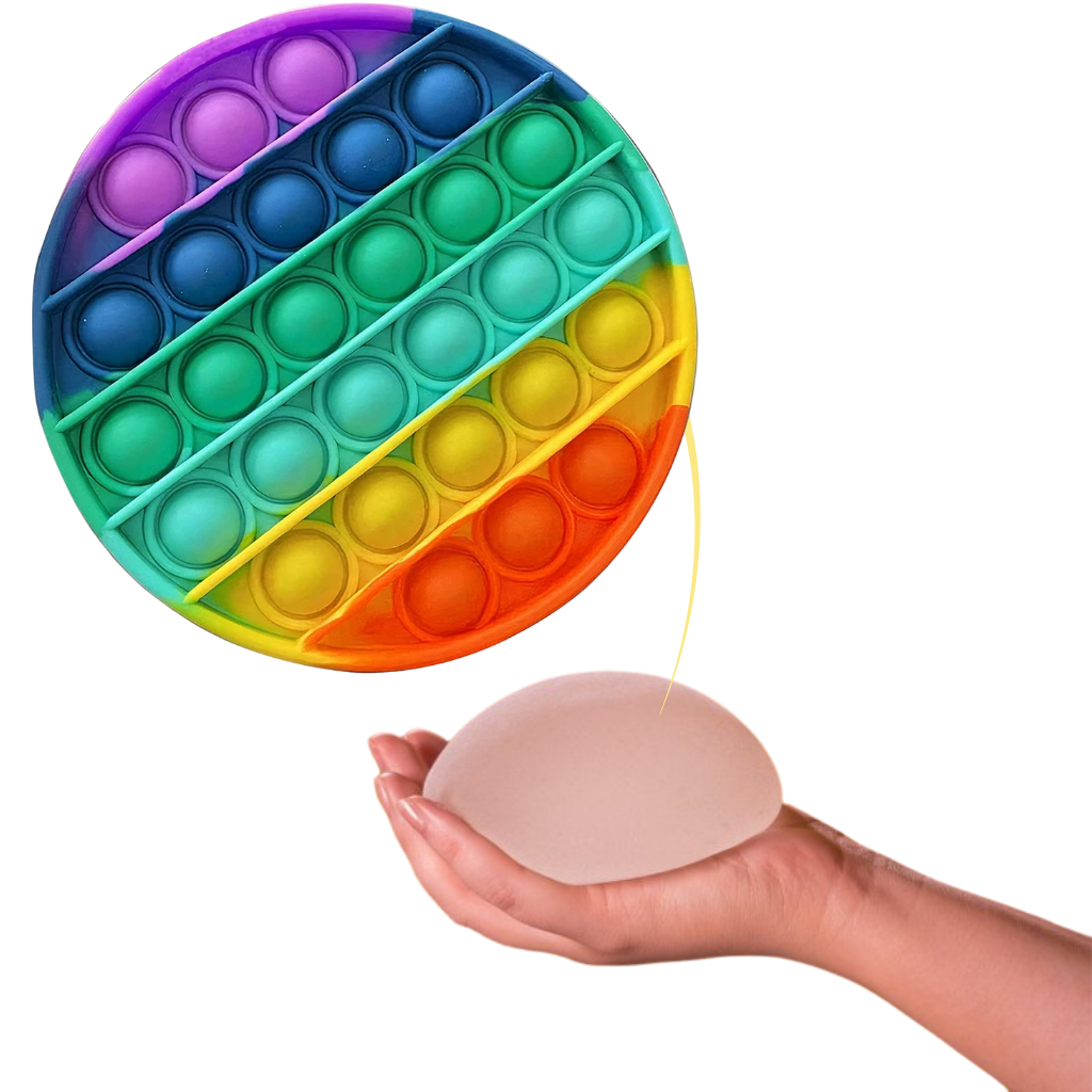 Juguete sensorial para aliviar el estrés con un simple hoyuelo - Ozerty