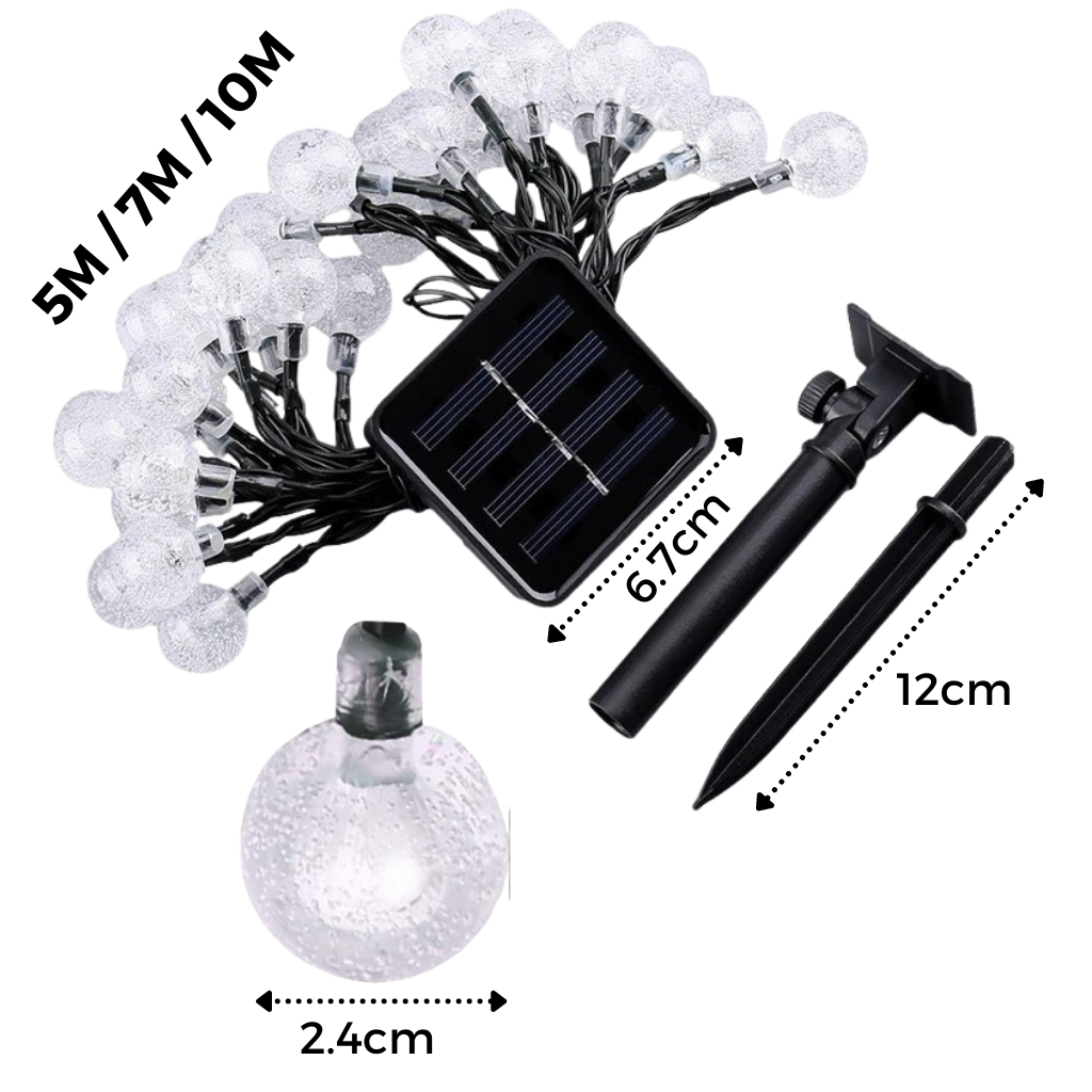 Guirnalda solar de luces - Ozerty