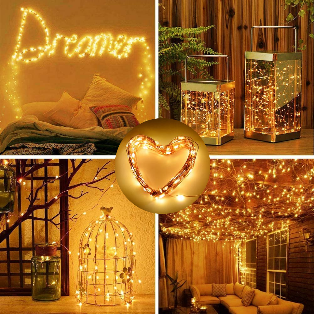 Cadena de luces LED solares - Ozerty