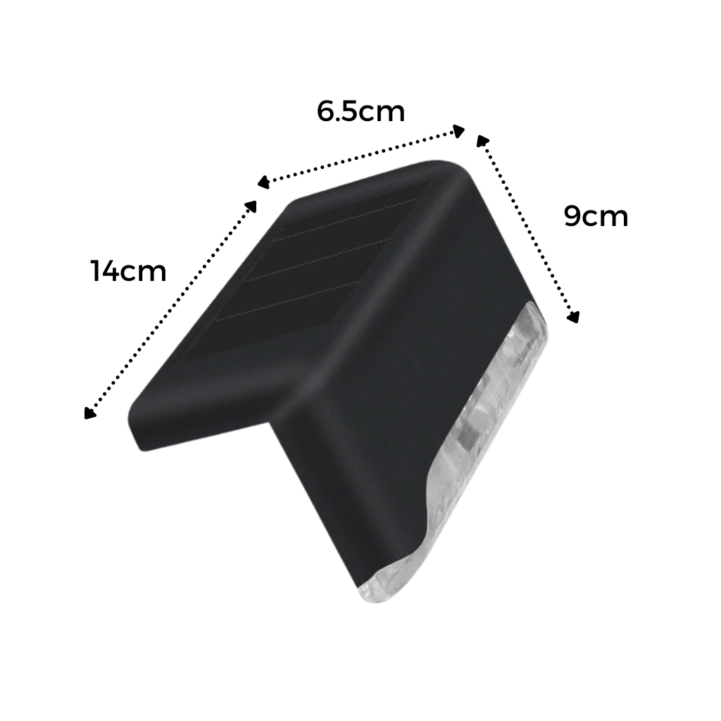 Luces LED solares para los pasos (4pcs) - Ozerty