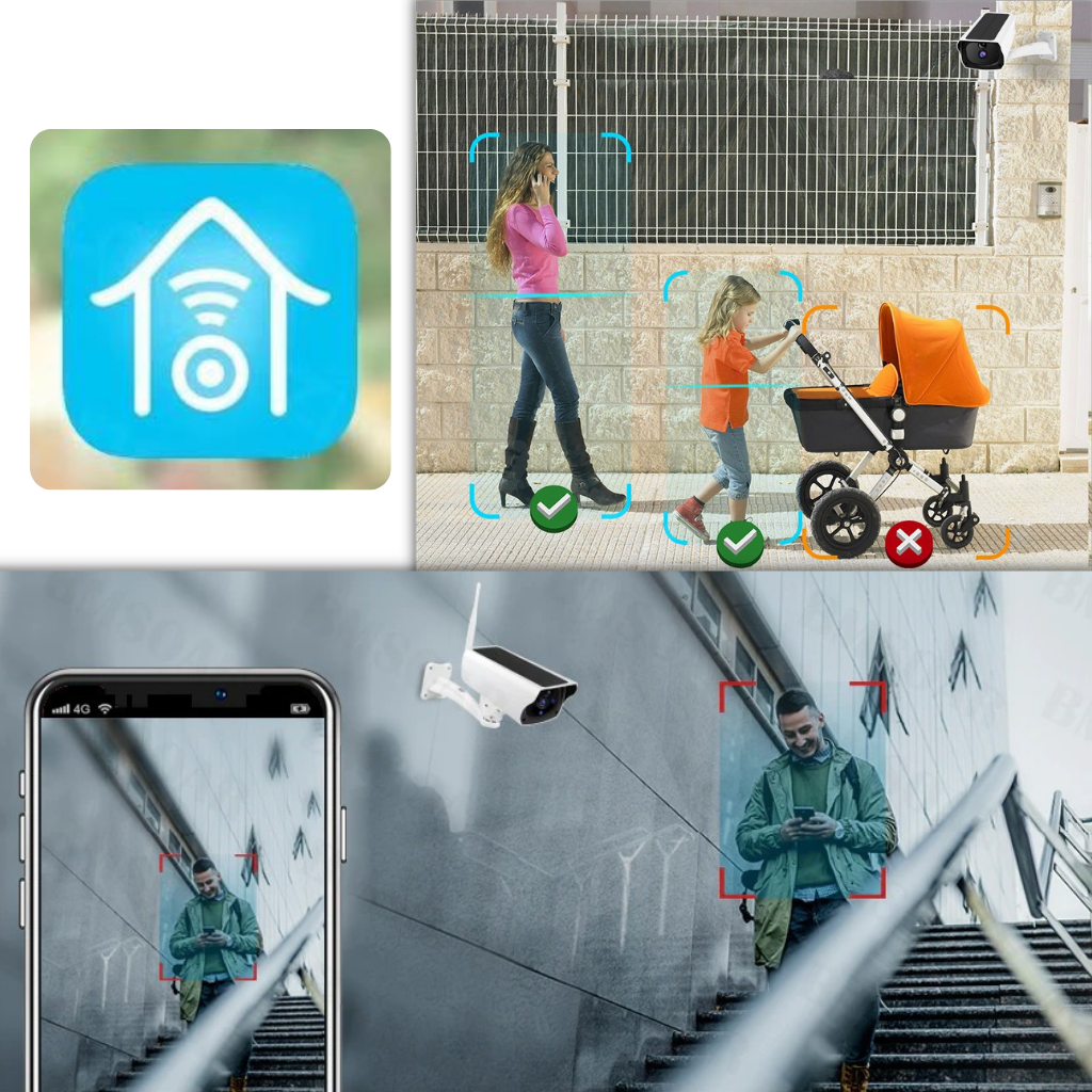 Cámara de vigilancia solar - Ozerty