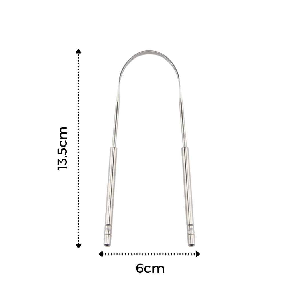 Limpiador lingual de acero inoxidable - Ozerty