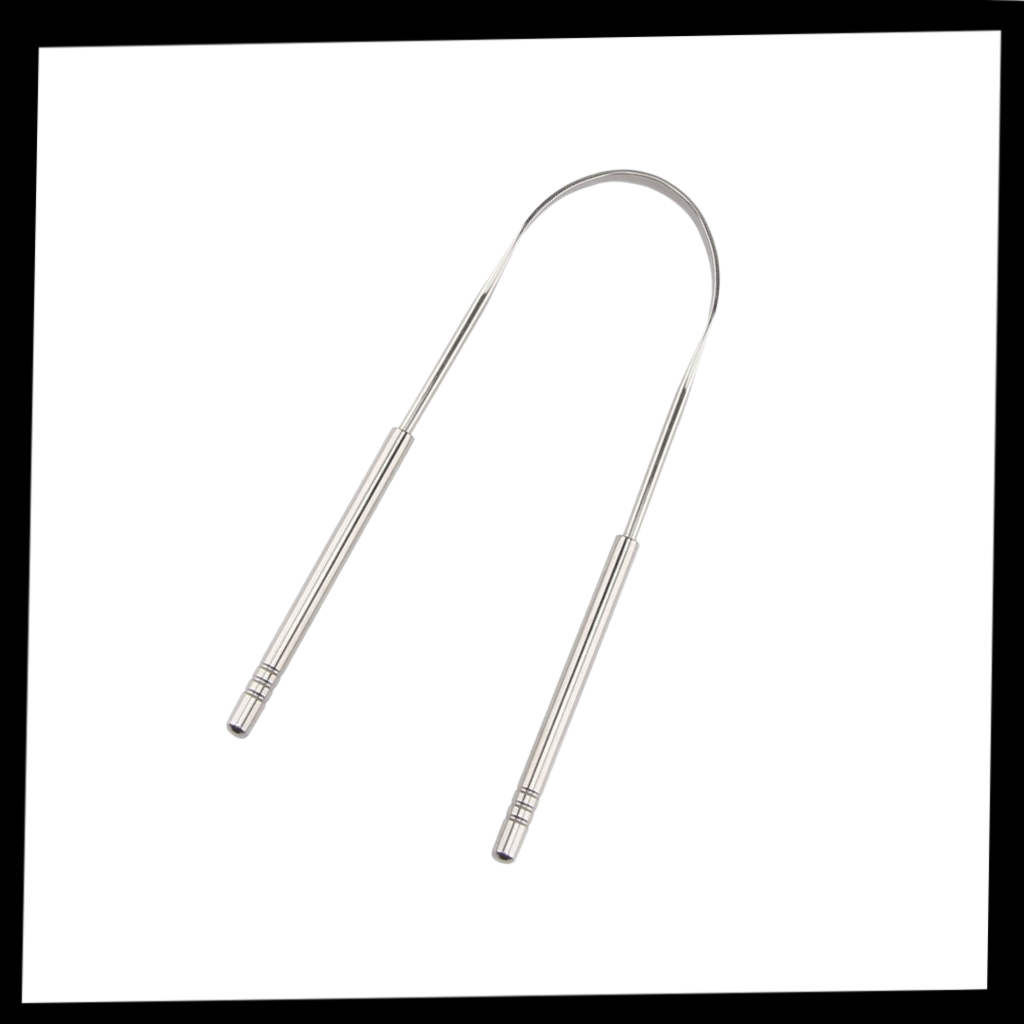 Limpiador lingual de acero inoxidable - Ozerty