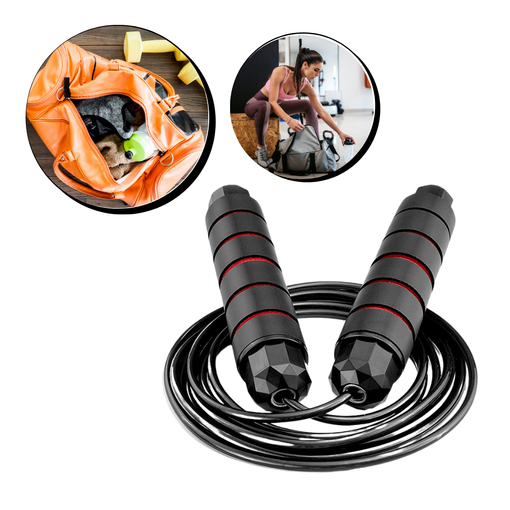 Cuerda de saltar sin enredos antideslizante